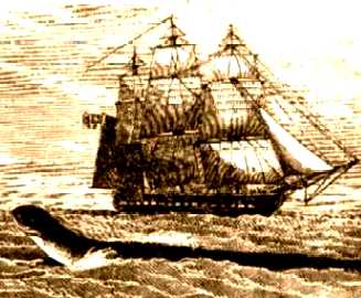 Корабль Дедалус, Южная Атлантика, 1848
